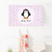 Party Time Girl Pinguin Banner (Insitu)