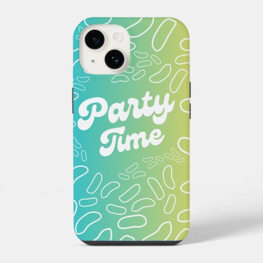 Party Time Inspiration iPhone Hülle (Rückseite)