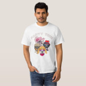 Party Time Kawaii Funny Animals T-Shirt (Vorne ganz)