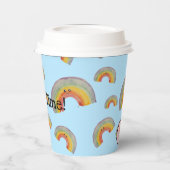 Party Time! Kawaii Rainbow Paper Cup Pappbecher (Links)