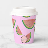 Party Time! Kawaii Watermelon Paper Cup Pappbecher (Rückseite)