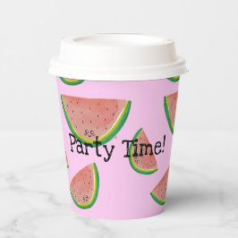 Party Time! Kawaii Watermelon Paper Cup Pappbecher