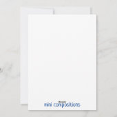 Party Time! (Leer) Feiertagskarte (Rückseite)