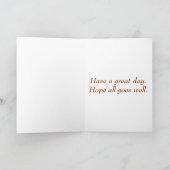 Party Time lustige Geburtstagskarte, personalisier Karte (Innenseite)