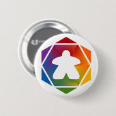 Party Time Meeple Button (Vorne & Hinten)