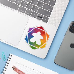 Party Time Meeple Vinyl Sticker