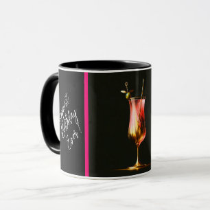 Party Time Neon Modernes Personalisiert Tasse