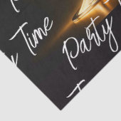 Party Time Neon Trendy Personalisiert Seidenpapier (Ausschnitt)