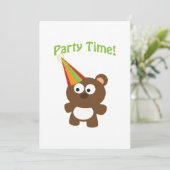 Party Time! Party Einladungen (Stehend Vorderseite)