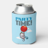 PARTY TIME! Party Possum Funny Floating Opossum Dosenkühler (Kanne Vorderseite)
