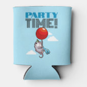 PARTY TIME! Party Possum Funny Floating Opossum Dosenkühler (Vorderseite)