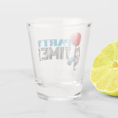 PARTY TIME! Party Possum Funny Floating Opossum Schnapsglas (Rückseite)