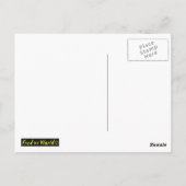 "Party Time" Rubber Ente Postkarte (Rückseite)