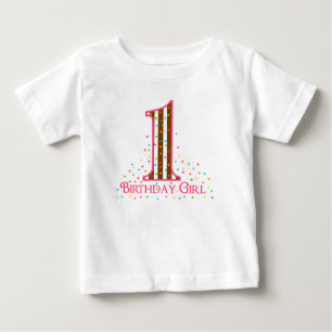 Party Time Sprinkles Erster Geburtstag Baby T-shirt