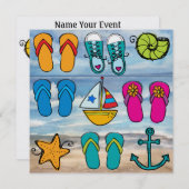 Party Time - SRF Einladung (Vorne/Hinten)