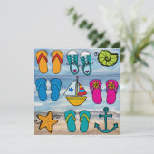 Party Time - SRF Einladung (Stehend Vorderseite)