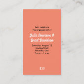 Party Time Ticket (Rückseite)