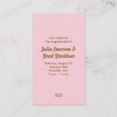 Party Time Ticket (Rückseite)