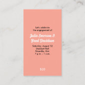 Party Time Ticket (Rückseite)