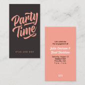 Party Time Ticket (Vorne/Hinten)