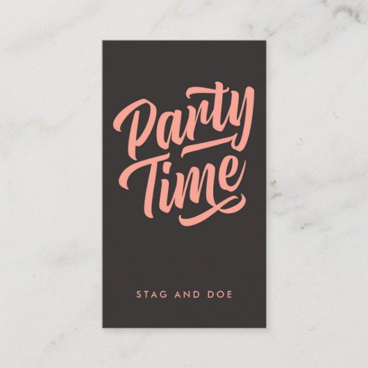 Party Time Ticket (Vorderseite)