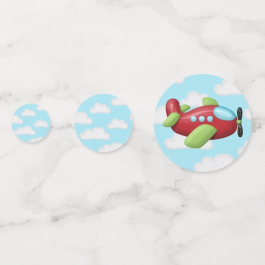 Party-Tisch Confetti Konfetti (Rückseiten)