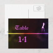 Party Tischnummer (Vorne/Hinten)