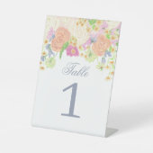 Party Tischnummern Sockelschild (Vorderseite)