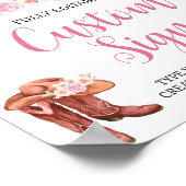 Party-Tischtennis für Pferde Poster (Ecke)