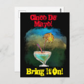 Party Town Postkarte (Vorne/Hinten)