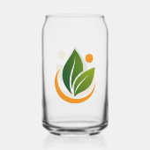 Party Trinkglas Dosenglas (Rückseite)