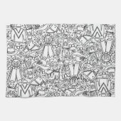 Party-Tücher Kentuckys Derby Geschirrtuch (Horizontal)