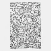 Party-Tücher Kentuckys Derby Geschirrtuch (Vertikal)