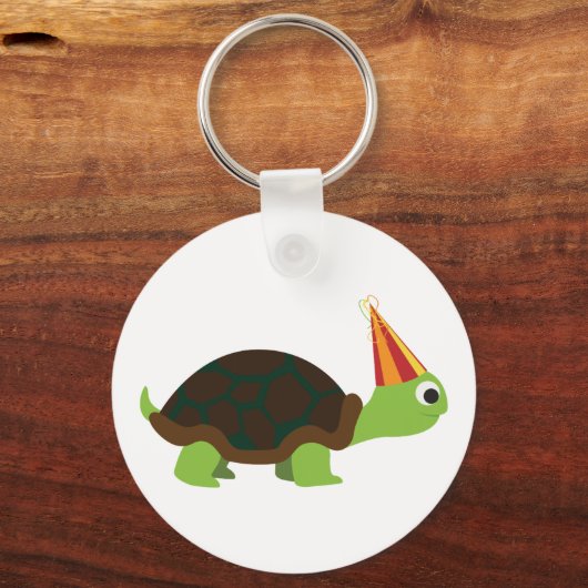 Party Turtle Schlüsselanhänger (Vorderseite)