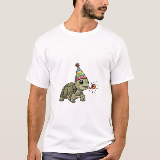 Party Turtle's Birthday Bash T-Shirt (Vorderseite)