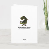 Party Tyrannosaurus Karte (Rückseite)