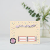 Party-UAWG der 1950er Jahre Einladungspostkarte (Stehend Vorderseite)