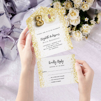 Party UAWG zum 80. Geburtstag von Weißgold-Foto All In One Einladung