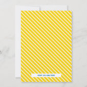 Party über das Geschlecht der Gummienten Einladung (Rückseite)