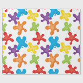 Party-Umhüllungspapier mit Farbdesign Geschenkpapier (Flach)