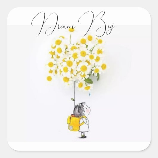 Party- und Handwerksartikel > Geschenkartikel Quadratischer Aufkleber (Vorderseite)