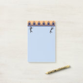 Party und Tanzen Kokopellis Post-it Klebezettel (Auf Schreibtisch)