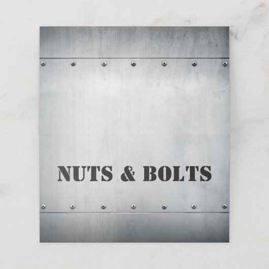 Party- und Werkzeugmarken Platzkarte (Außenseite Aufgefaltet)