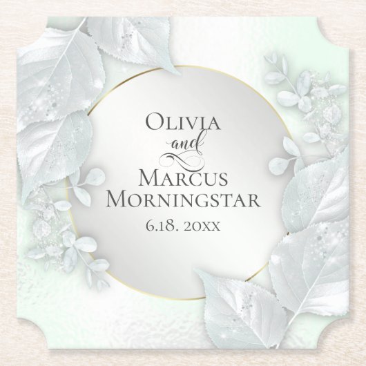 Party Untersetzer | Honeydew Shimmer (Vorderseite)