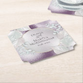 Party Untersetzer | Wispy Eggplant Shimmer (angewinkelt)