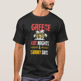 Party-Urlaubsangebot Griechenland Nächte T-Shirt
