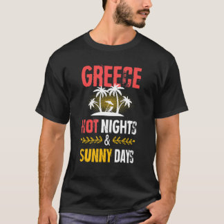 Party-Urlaubsangebot Griechenland Nächte T-Shirt