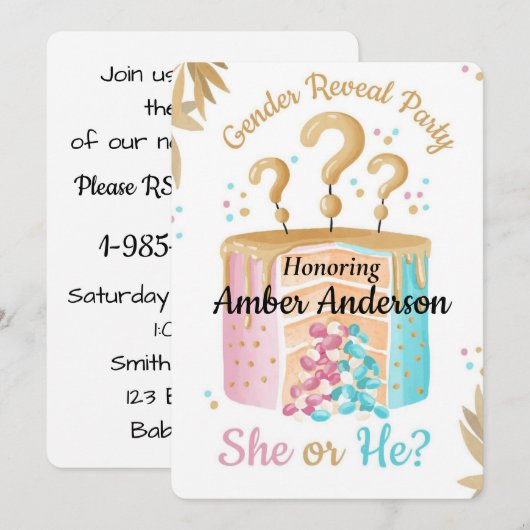 Party-Urlaubskarte für Frauen Feiertagskarte (Vorne/Hinten)