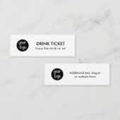 Party-Veranstaltung zum Trinken des Ticket Voucher (Vorne/Hinten)