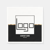 Party-Veranstaltungsmaterial für Markenlogos Serviette (Vorderseite)